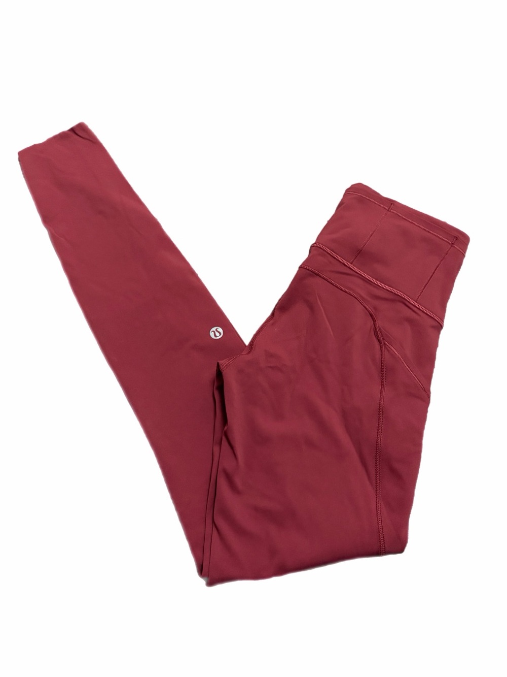 Lululemon Fast and Free High-Rise Tight 28" *Brushed Nulux (Mulled Wine) Size 2